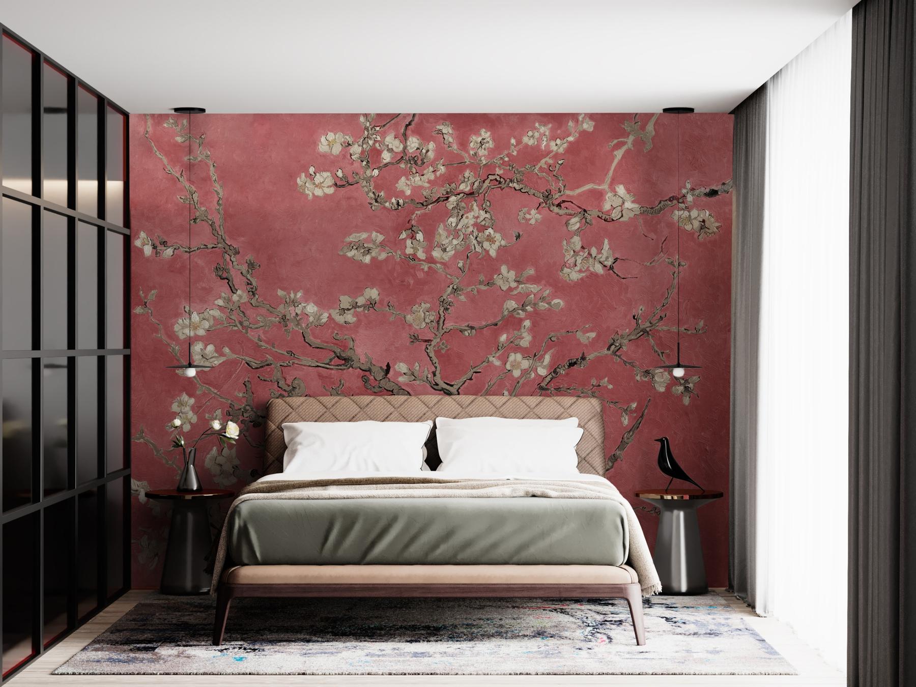 Van Gogh Almond Blossom Oil Paint Wallpaper Mural