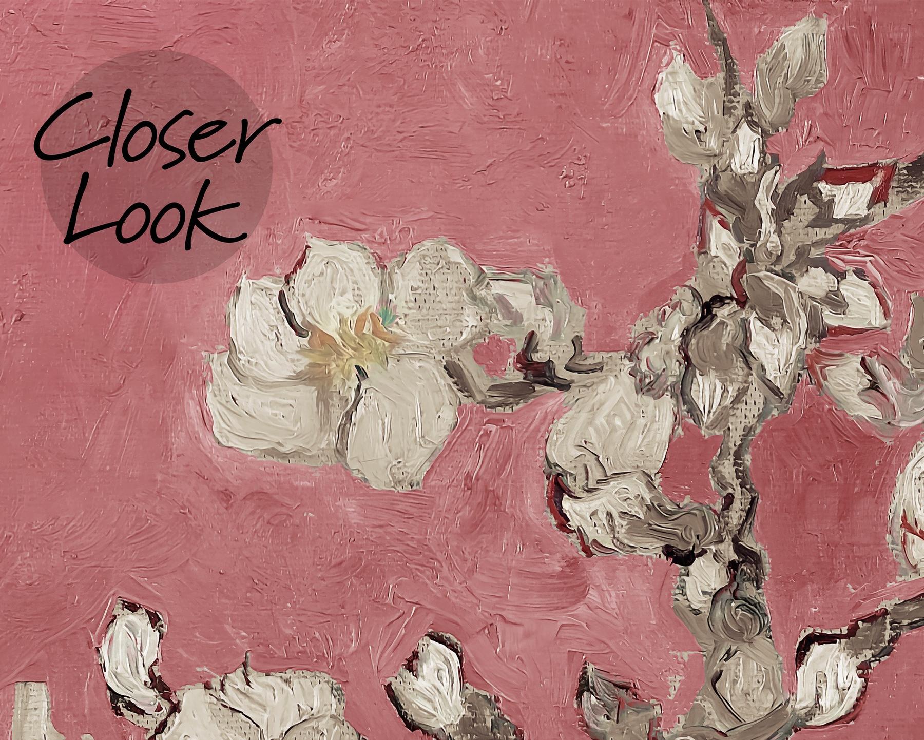 Van Gogh Almond Blossom Oil Paint Wallpaper Mural