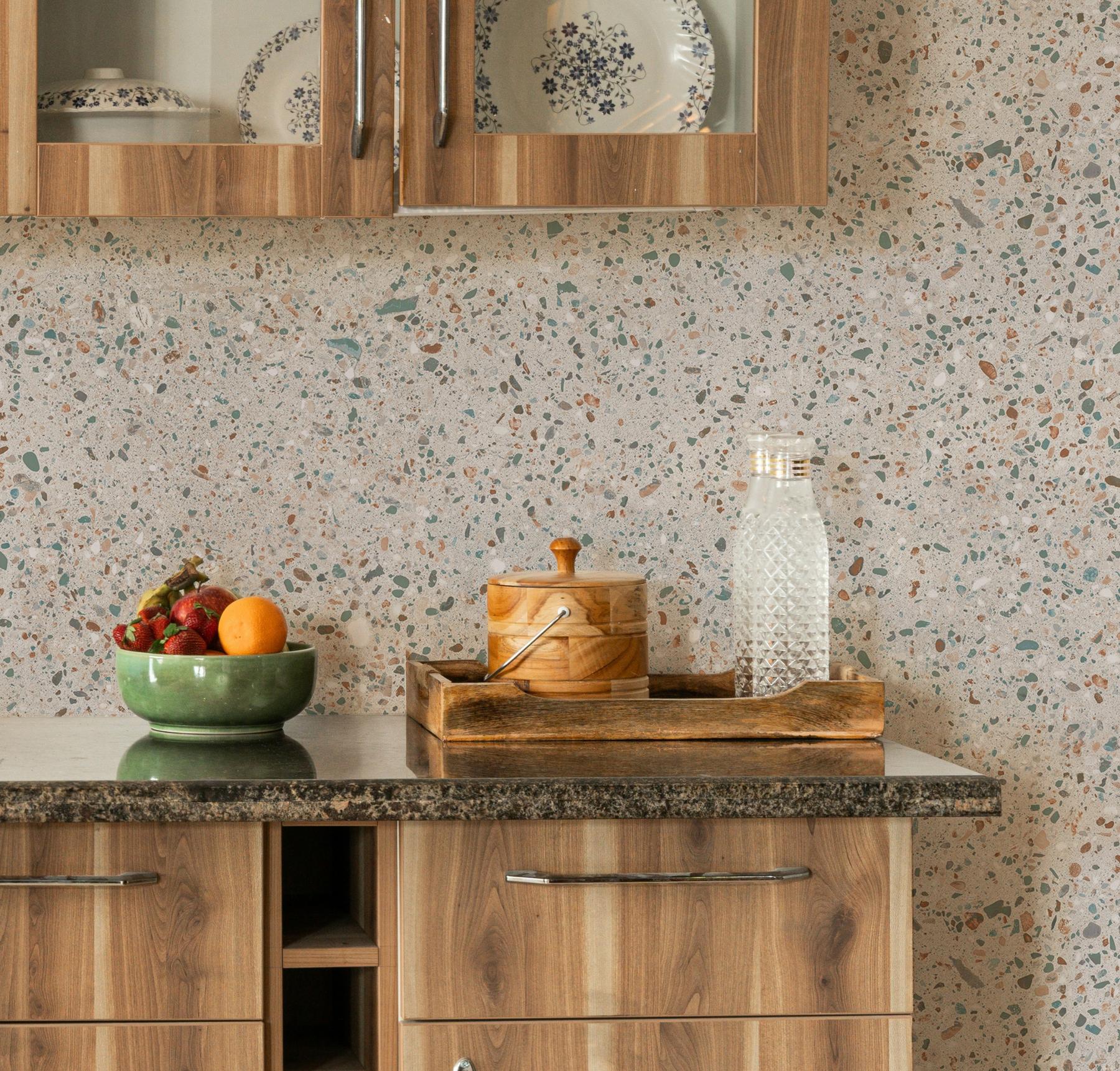 Stylish Terrazzo Stone Wallpaper Mural