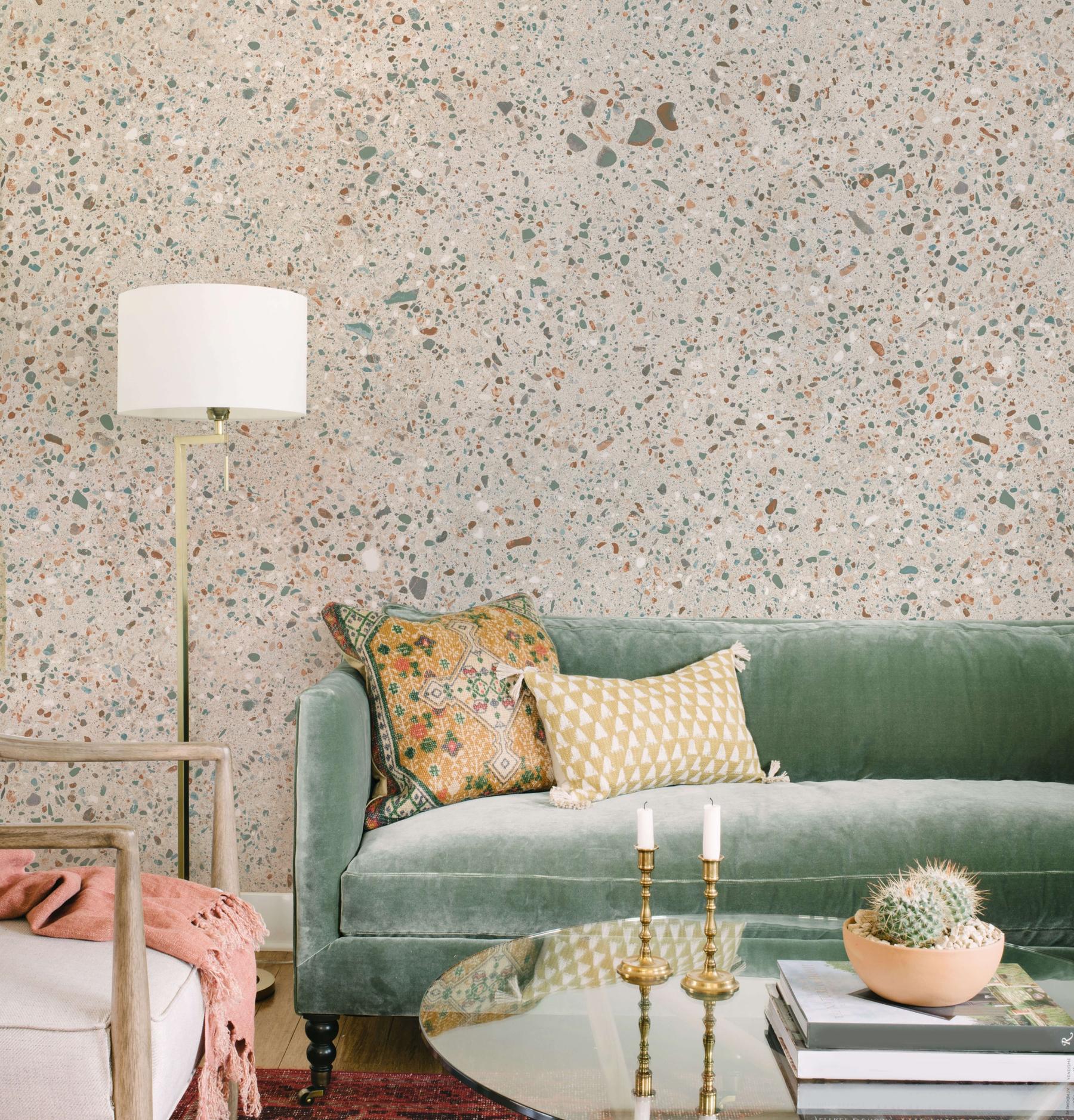Stylish Terrazzo Stone Wallpaper Mural