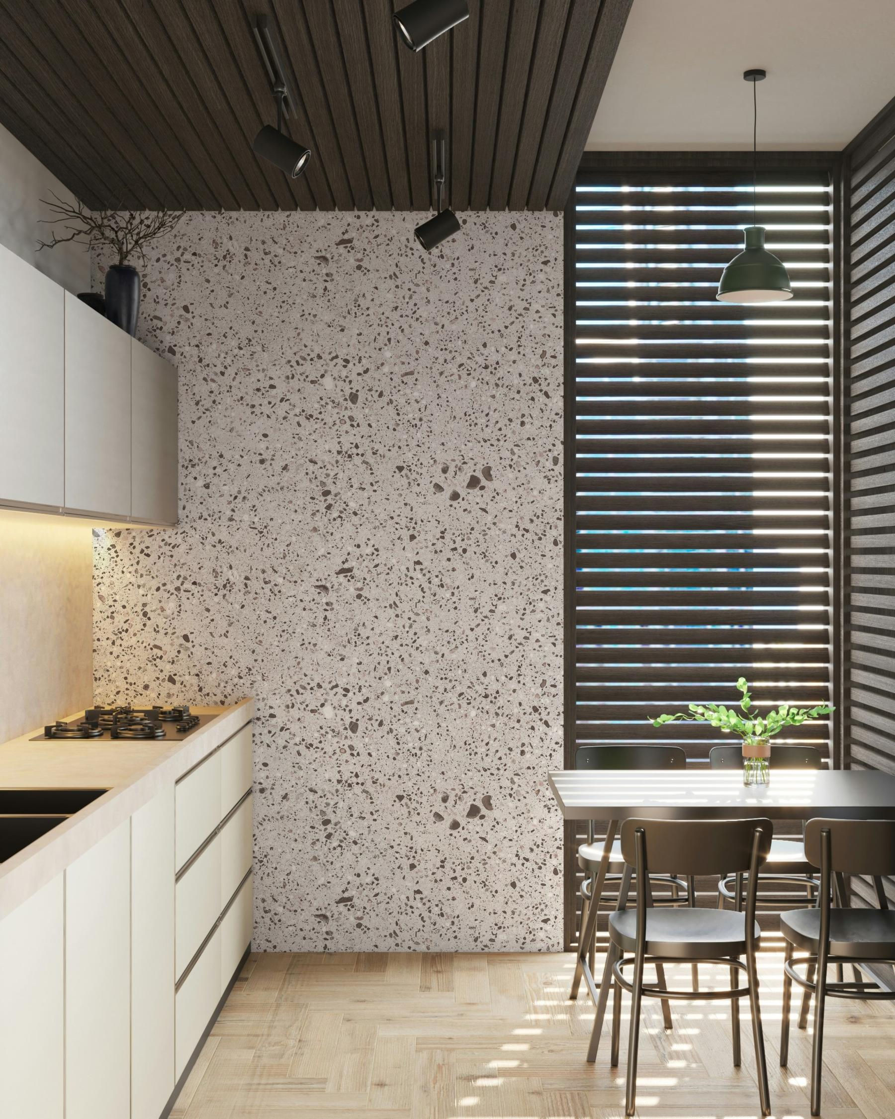 Stylish Terrazzo Stone Wallpaper Mural