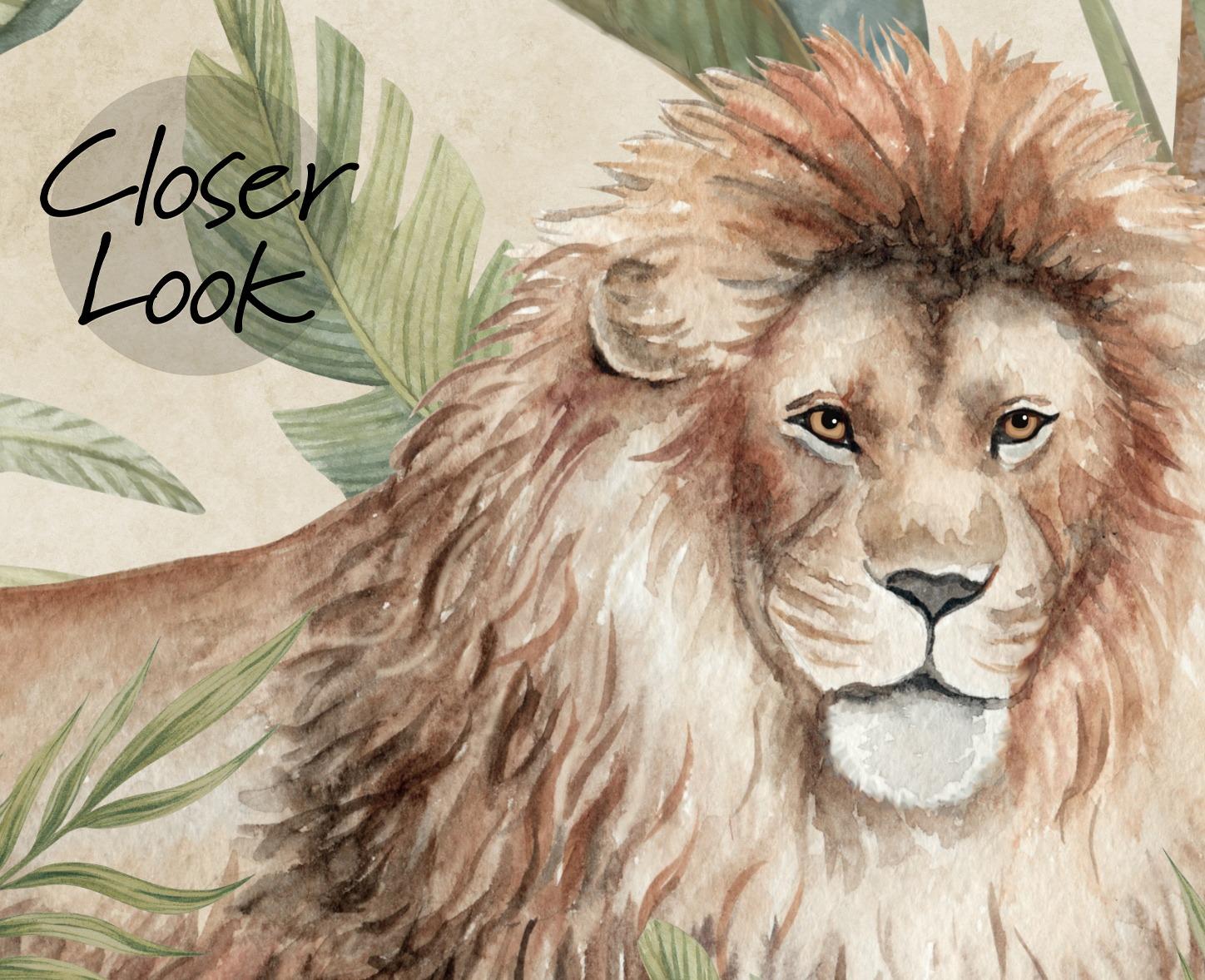 Kids Safari Animals Jungle Scene Wallpaper Mural