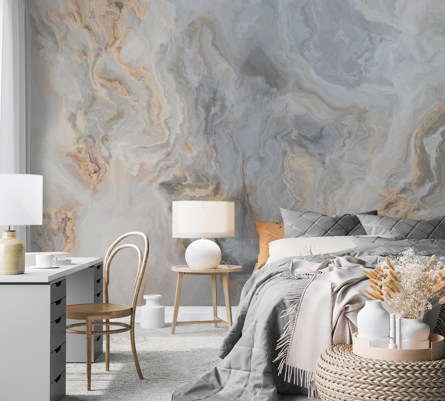 Modern Abstract Marble Design Wallpaper Mural