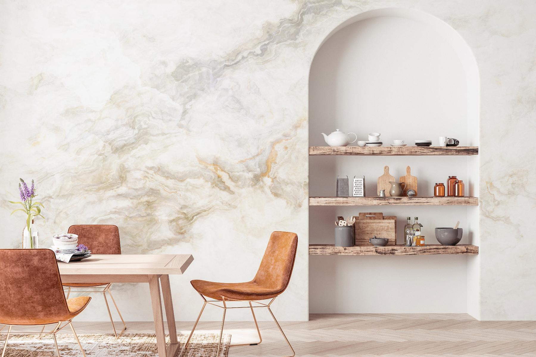 Modern Soft Marble Design Wallpaper Mural