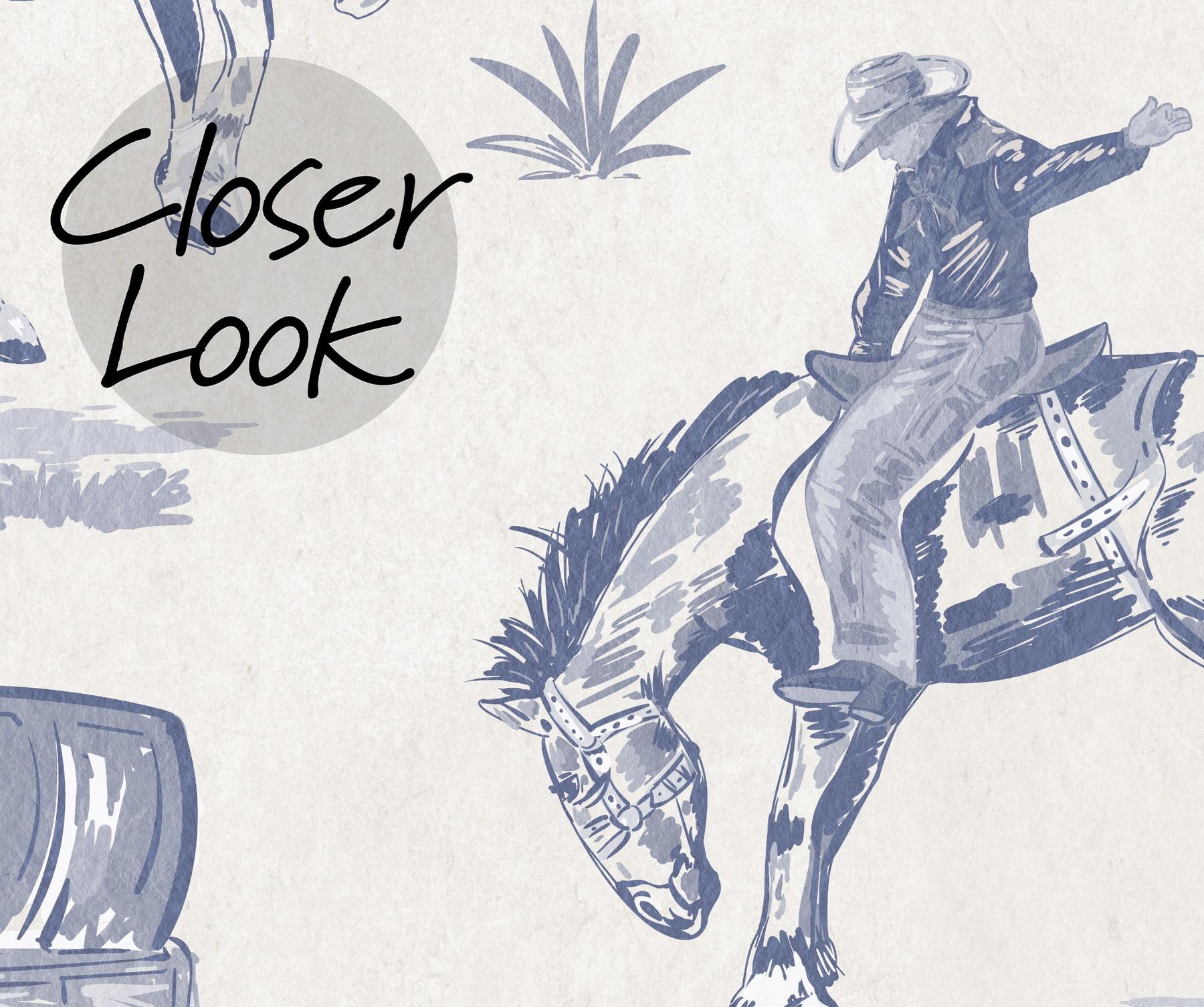 Western Cowboy Horses Adventure Wallpaper Mural