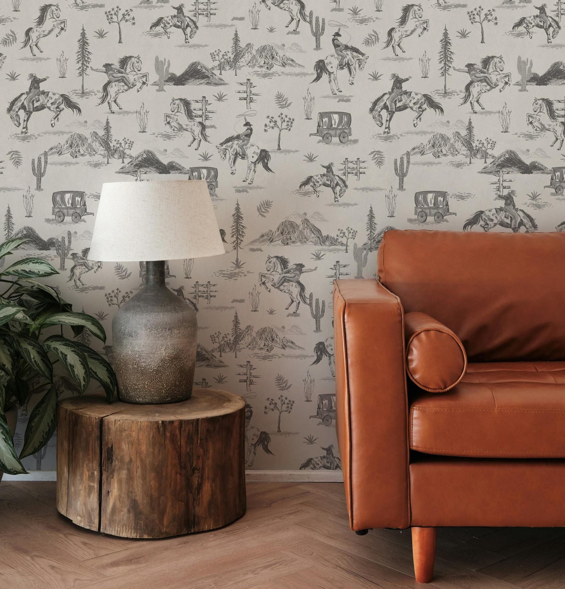 Western Cowboy Horses Adventure Wallpaper Mural