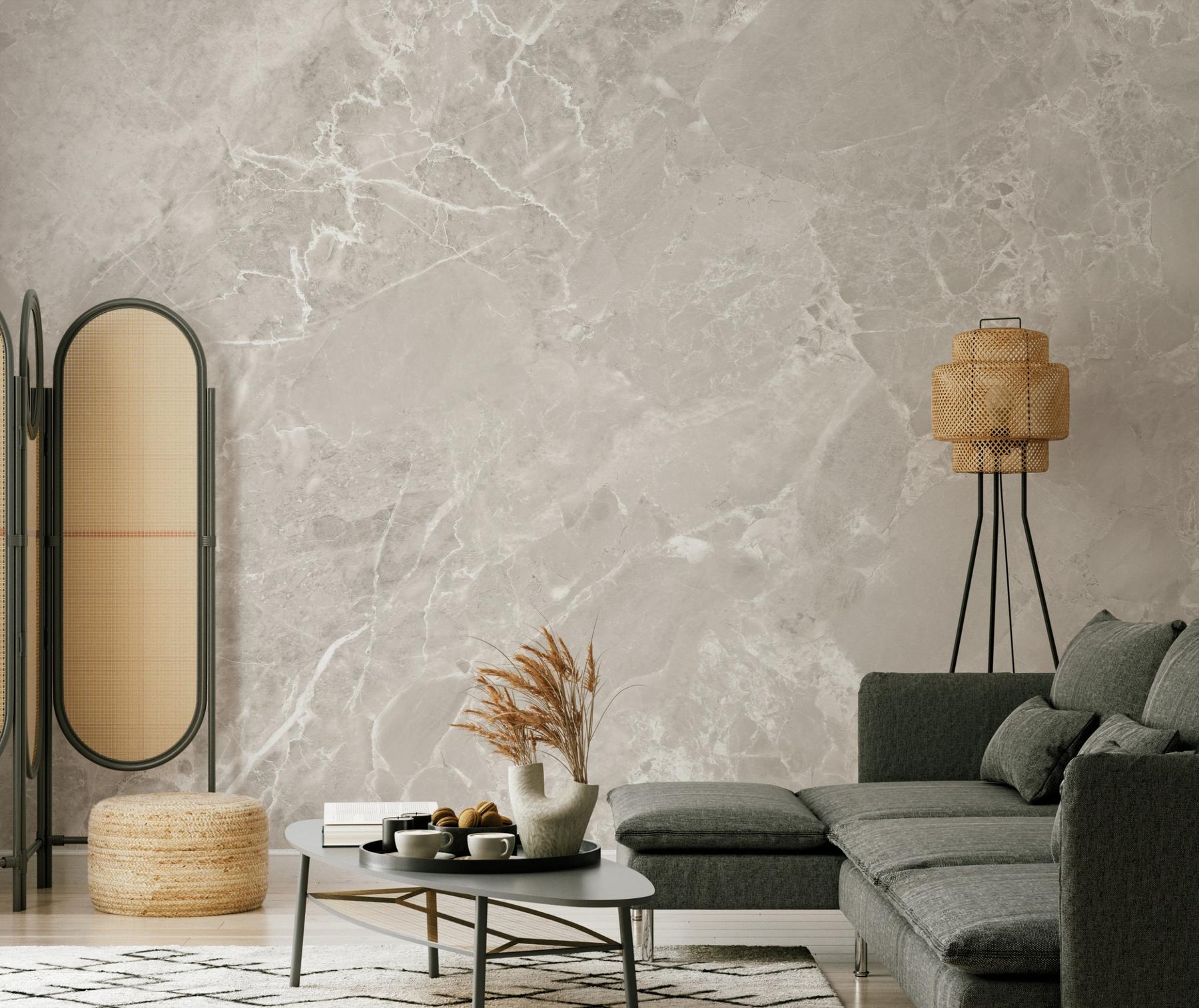 Elegant Soft Tone Marble Texture Wallpaper Mural