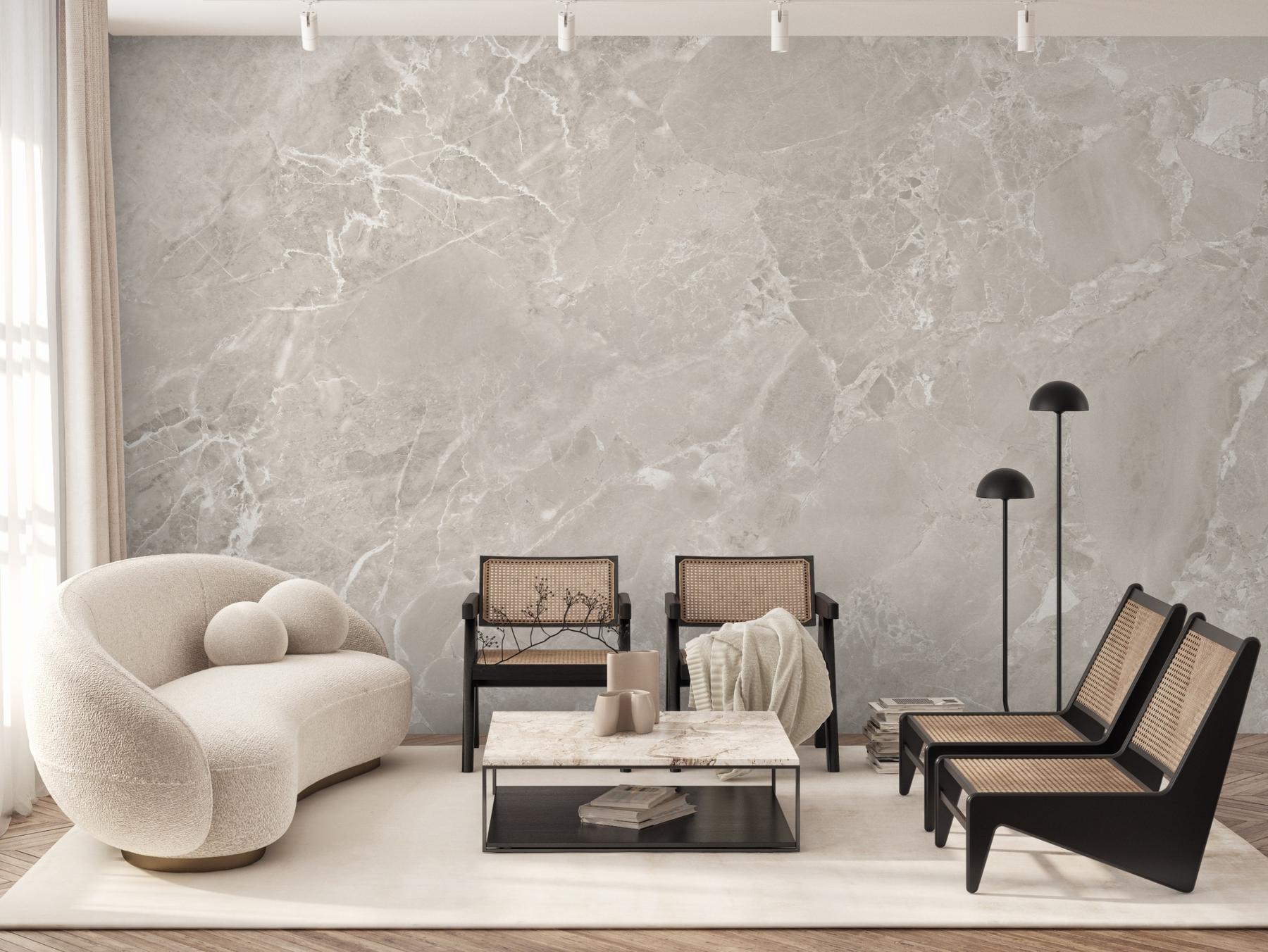 Elegant Soft Tone Marble Texture Wallpaper Mural