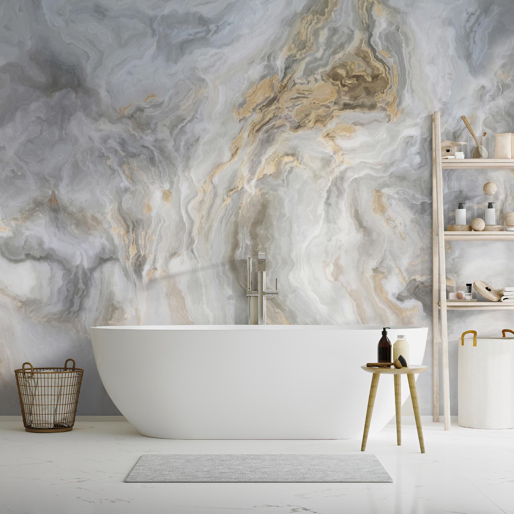 Enchanted Abstract Marble Design Wallpaper Mural