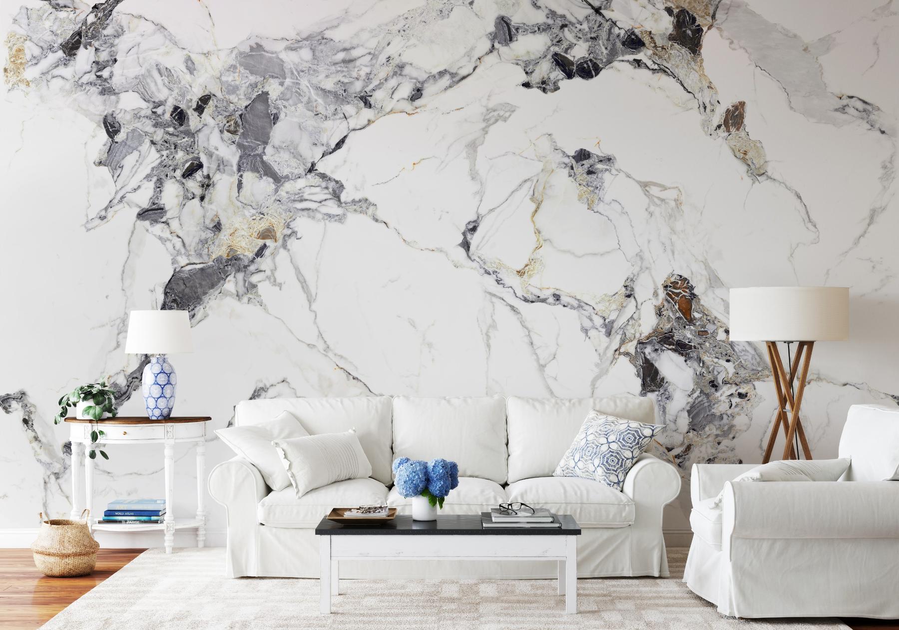 Sophisticated Marble Texture Wallpaper Mural