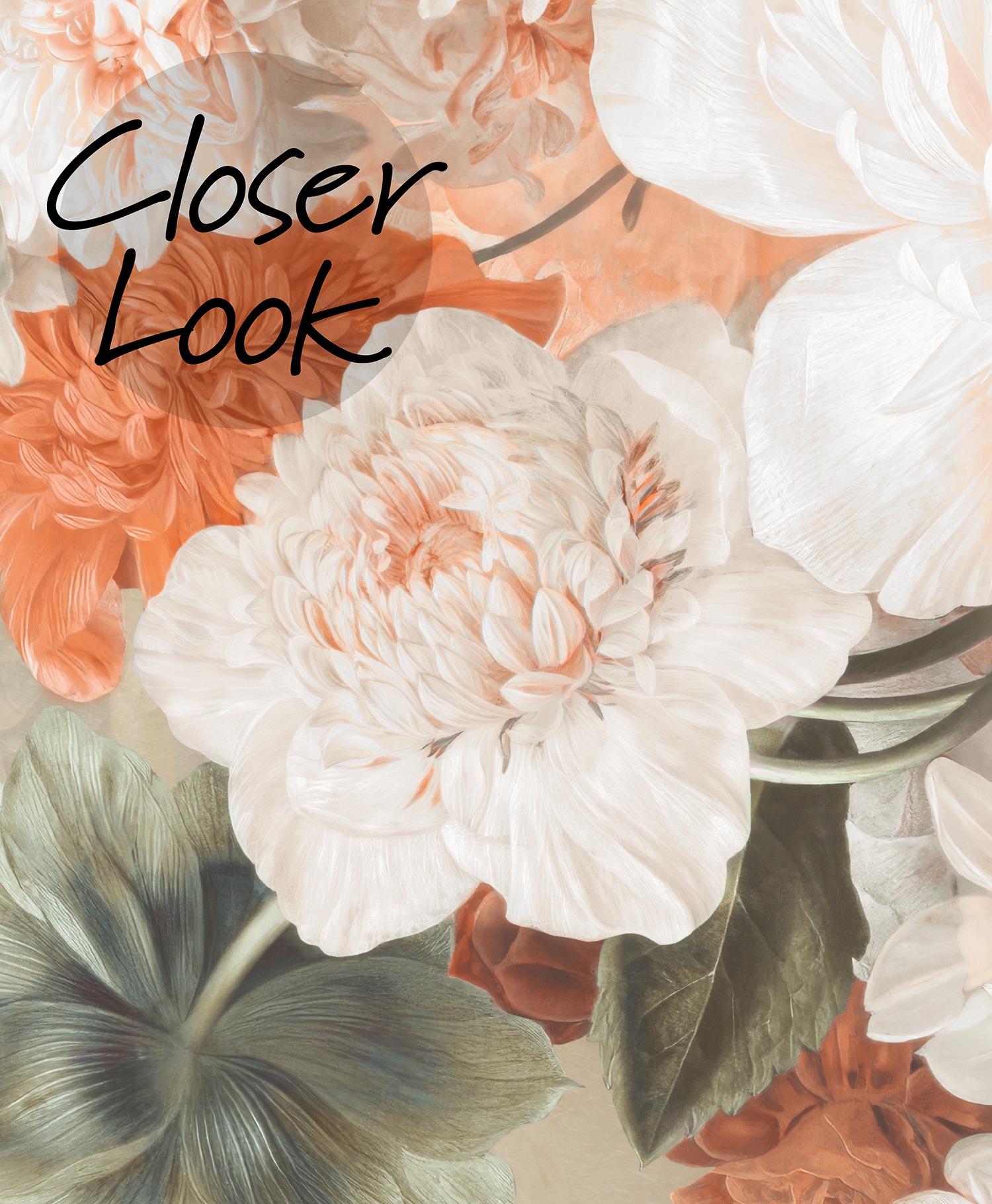 Enchanted Dutch Floral Bouquet Wallpaper Mural