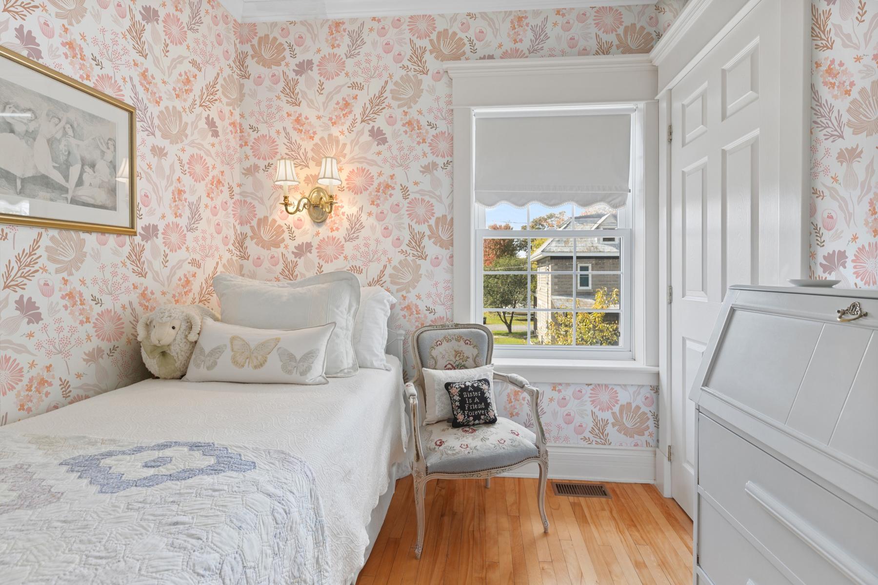 Kids Pastel Floral Botanical Wallpaper Mural