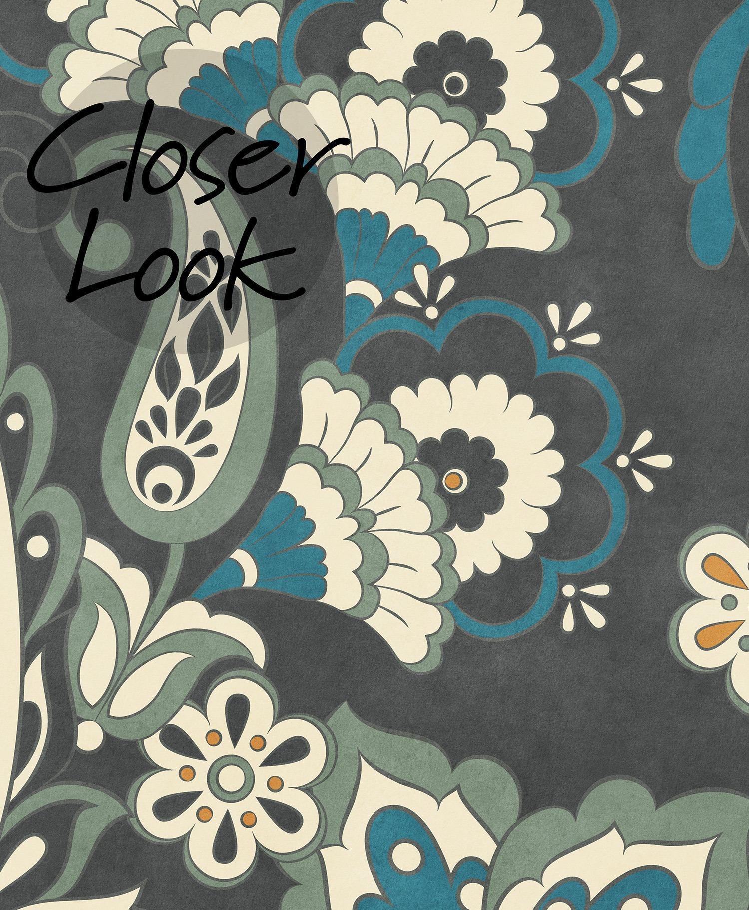 Vintage Floral Paisley Wallpaper Mural
