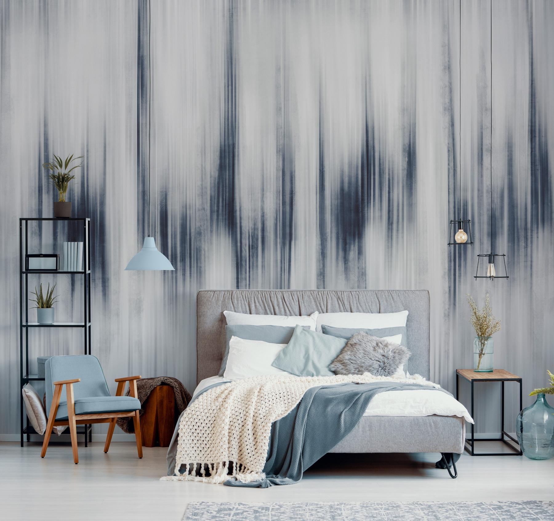 Modern Abstract Color Wash Wallpaper Mural
