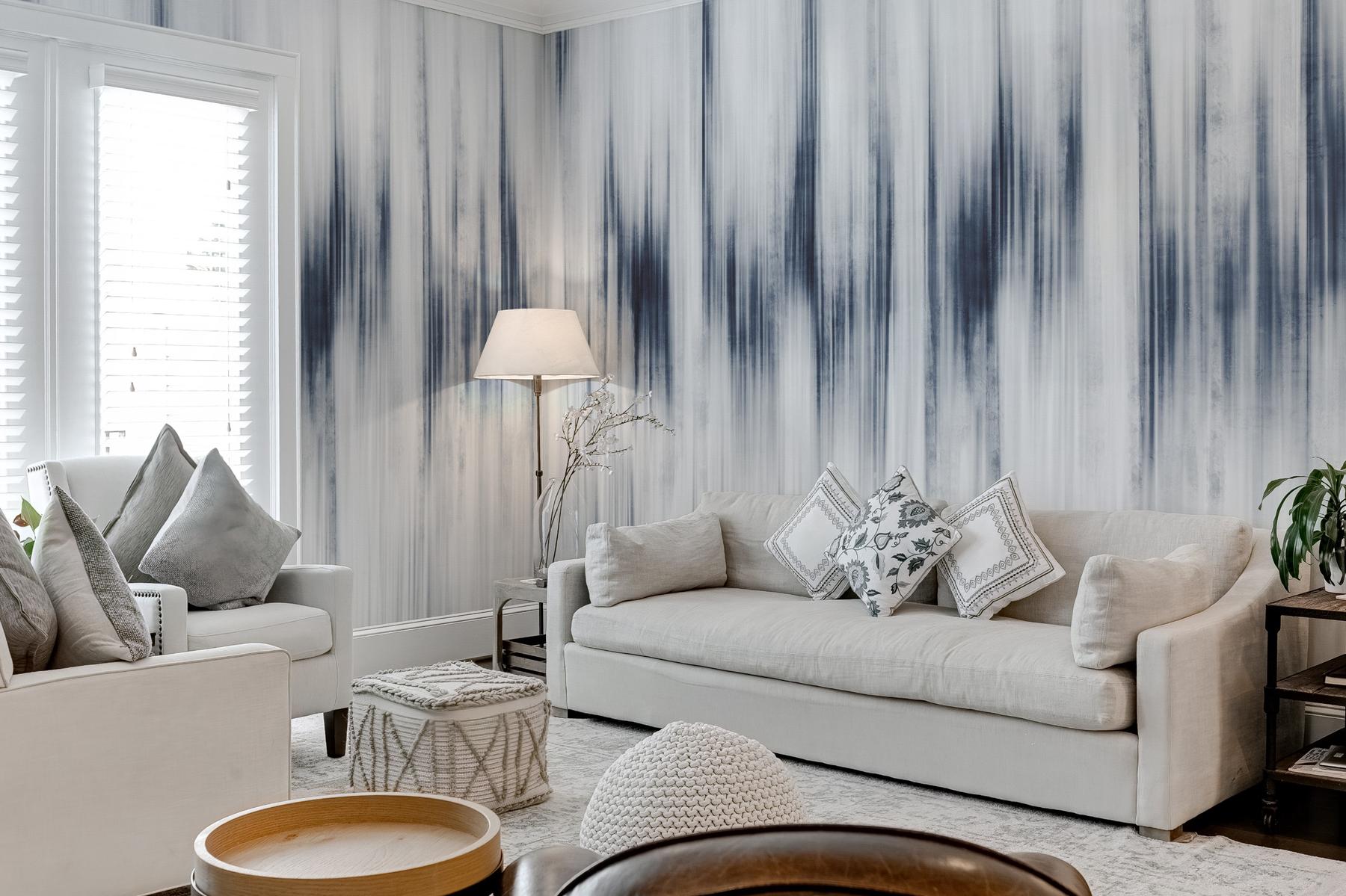 Modern Abstract Color Wash Wallpaper Mural