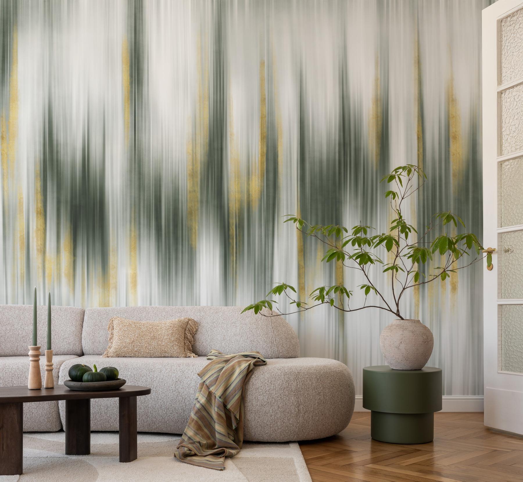 Modern Abstract Color Wash Wallpaper Mural