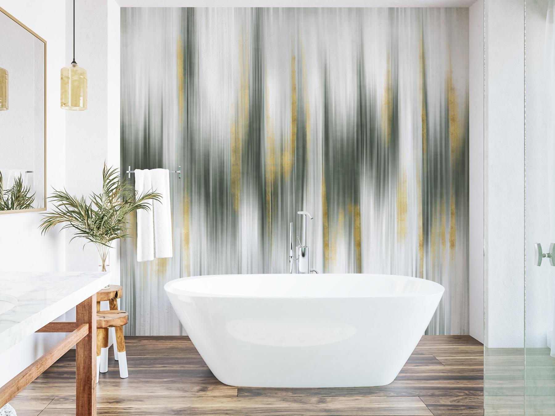 Modern Abstract Color Wash Wallpaper Mural