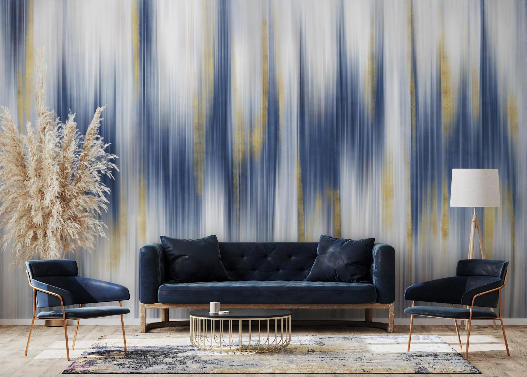 Modern Abstract Color Wash Wallpaper Mural