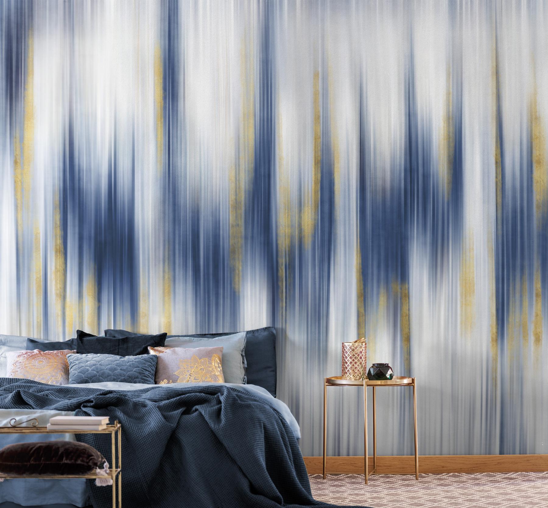 Modern Abstract Color Wash Wallpaper Mural