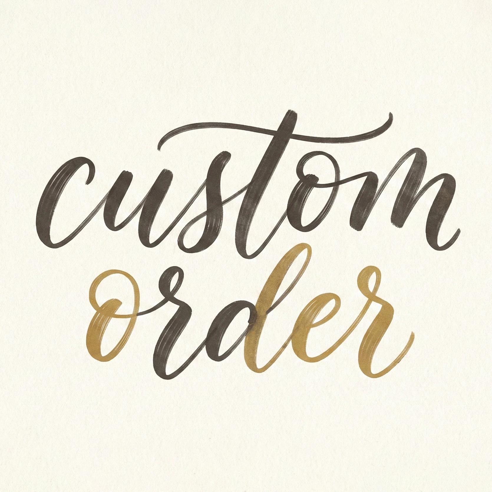 Custom Order Payment
