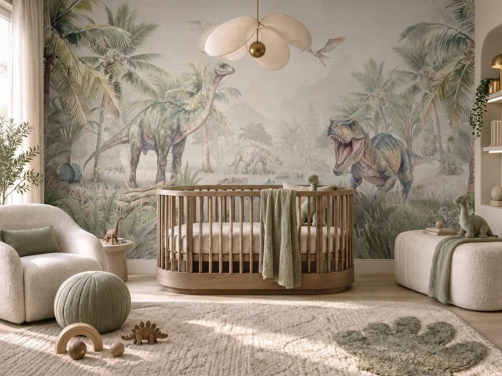 Kids Dinosaur Wallpaper Jungle Wallpaper Mural