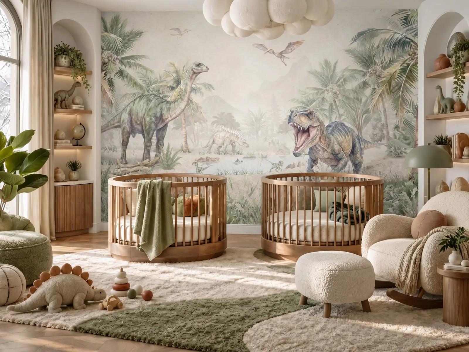 Kids Dinosaur Wallpaper Jungle Wallpaper Mural