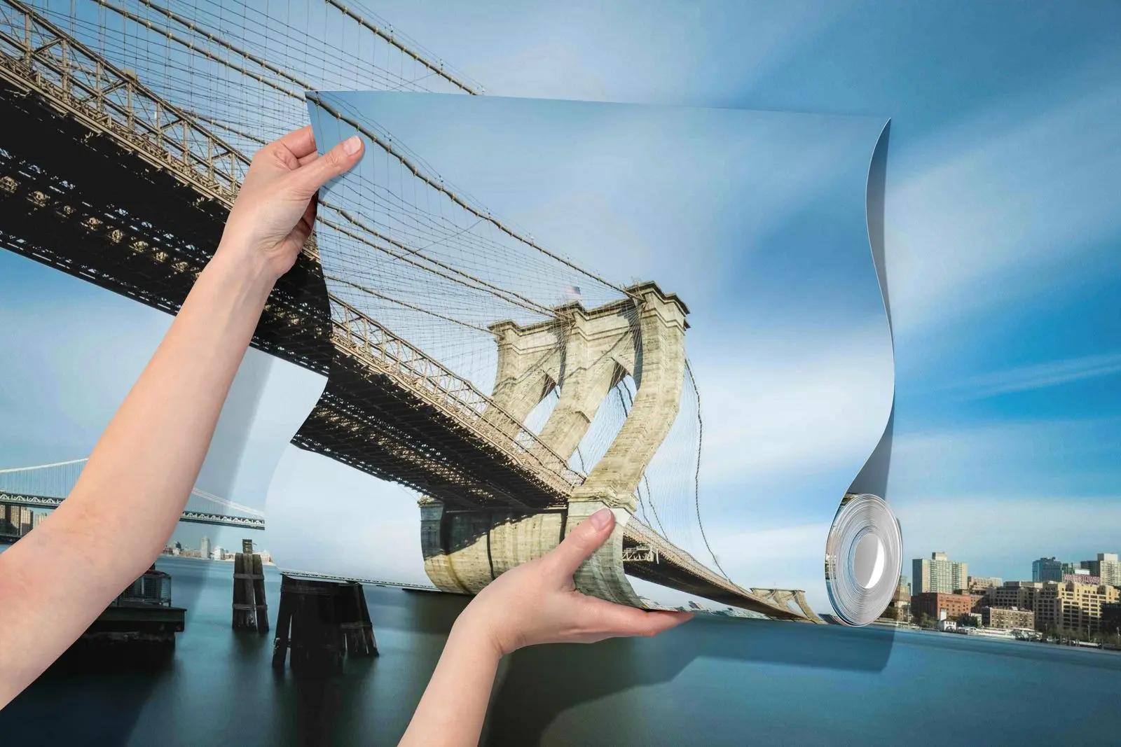Brooklyn Bridge Long Exposure Wallpaper Mural