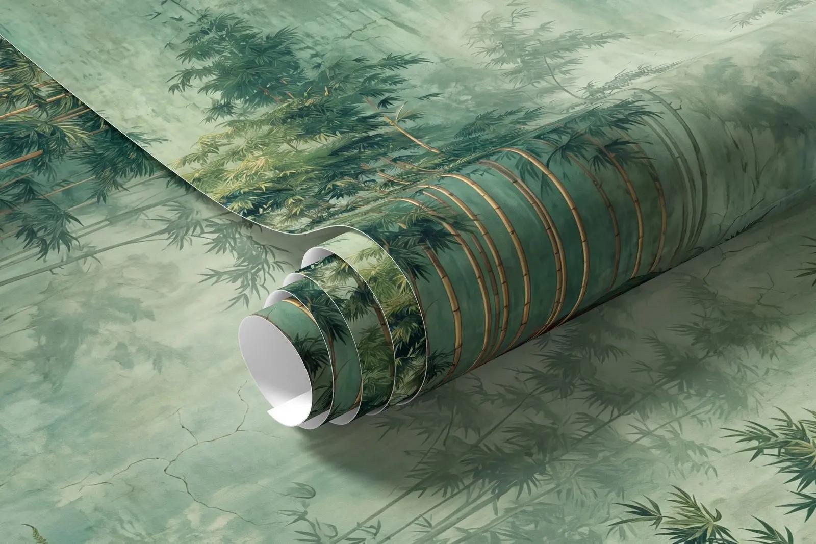 Chinoiserie Bamboo Grove Wallpaper Mural