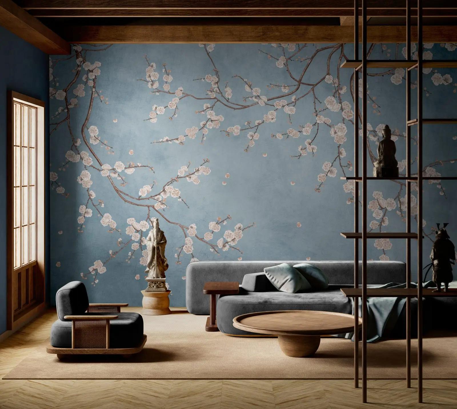 Blush Cherry Blossom Wallpaper Mural