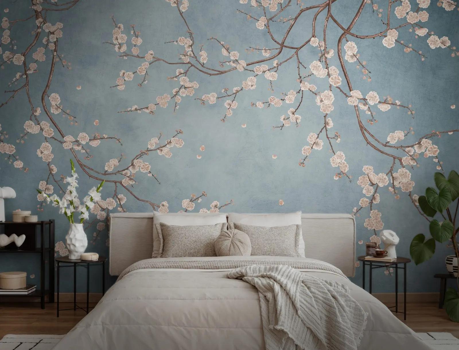 Blush Cherry Blossom Wallpaper Mural