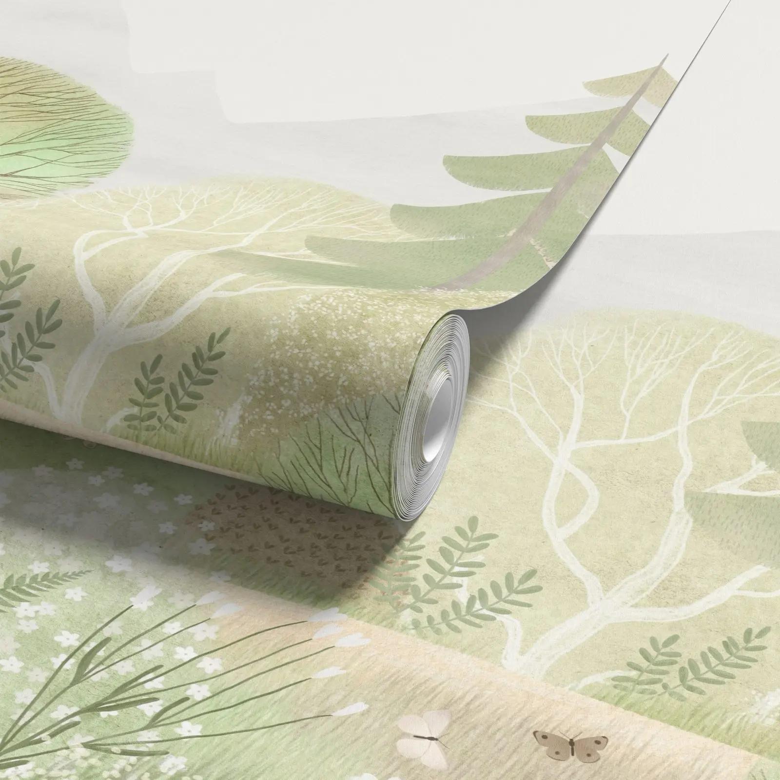 Woodland Animal Wallpaper for Nurseries