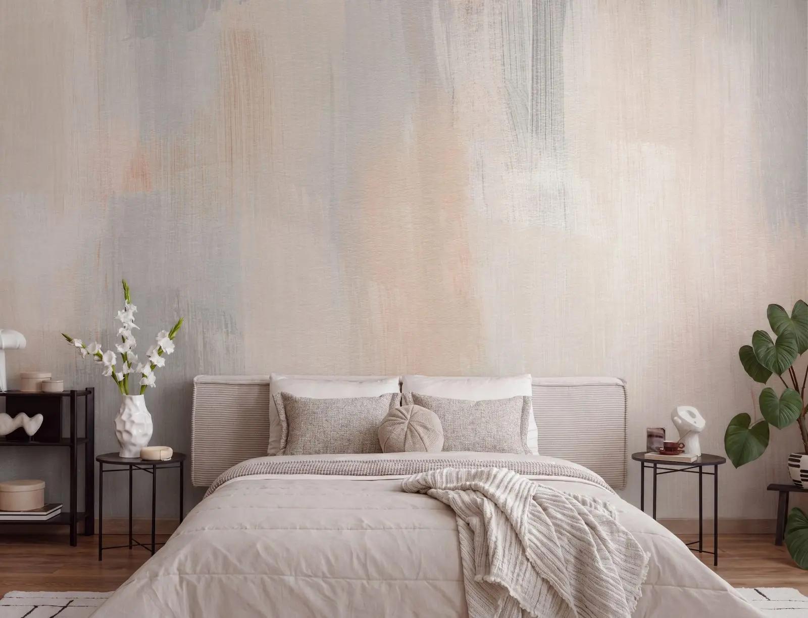Blue Grey Abstract Wallpaper Mural