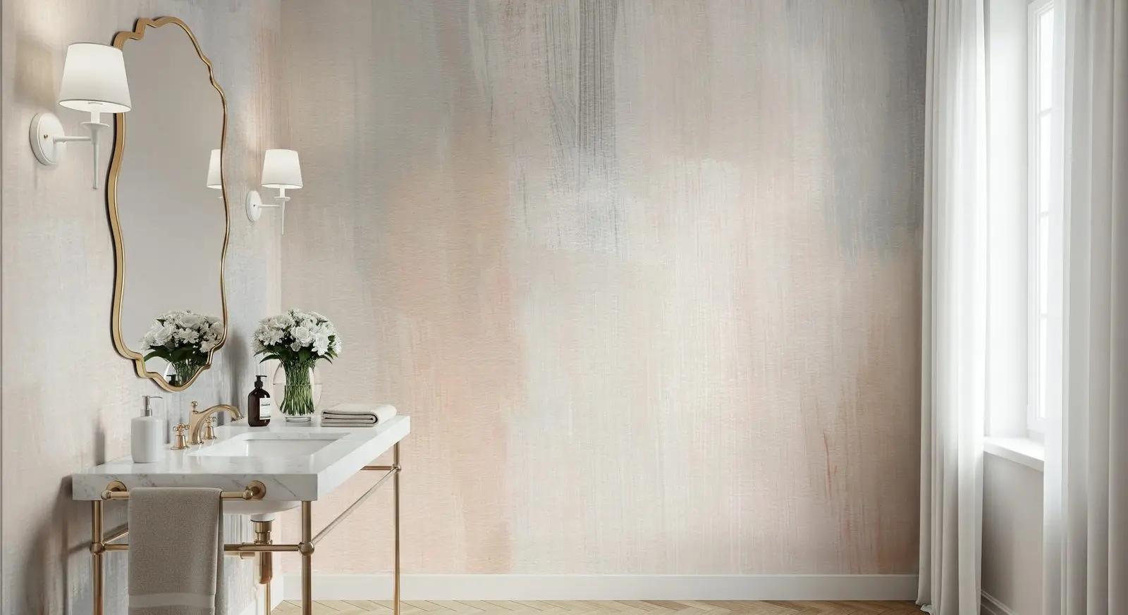 Blue Grey Abstract Wallpaper Mural