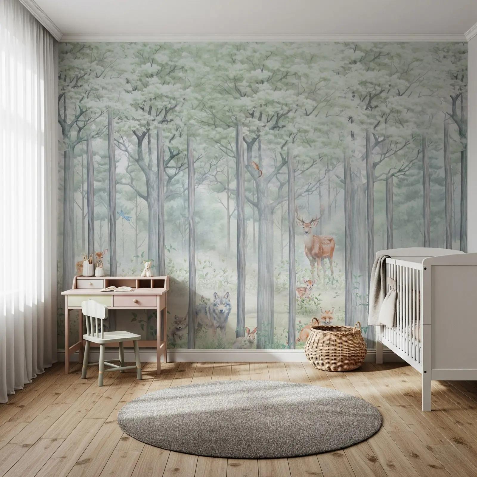 Woodland Animal Wallpaper Mural