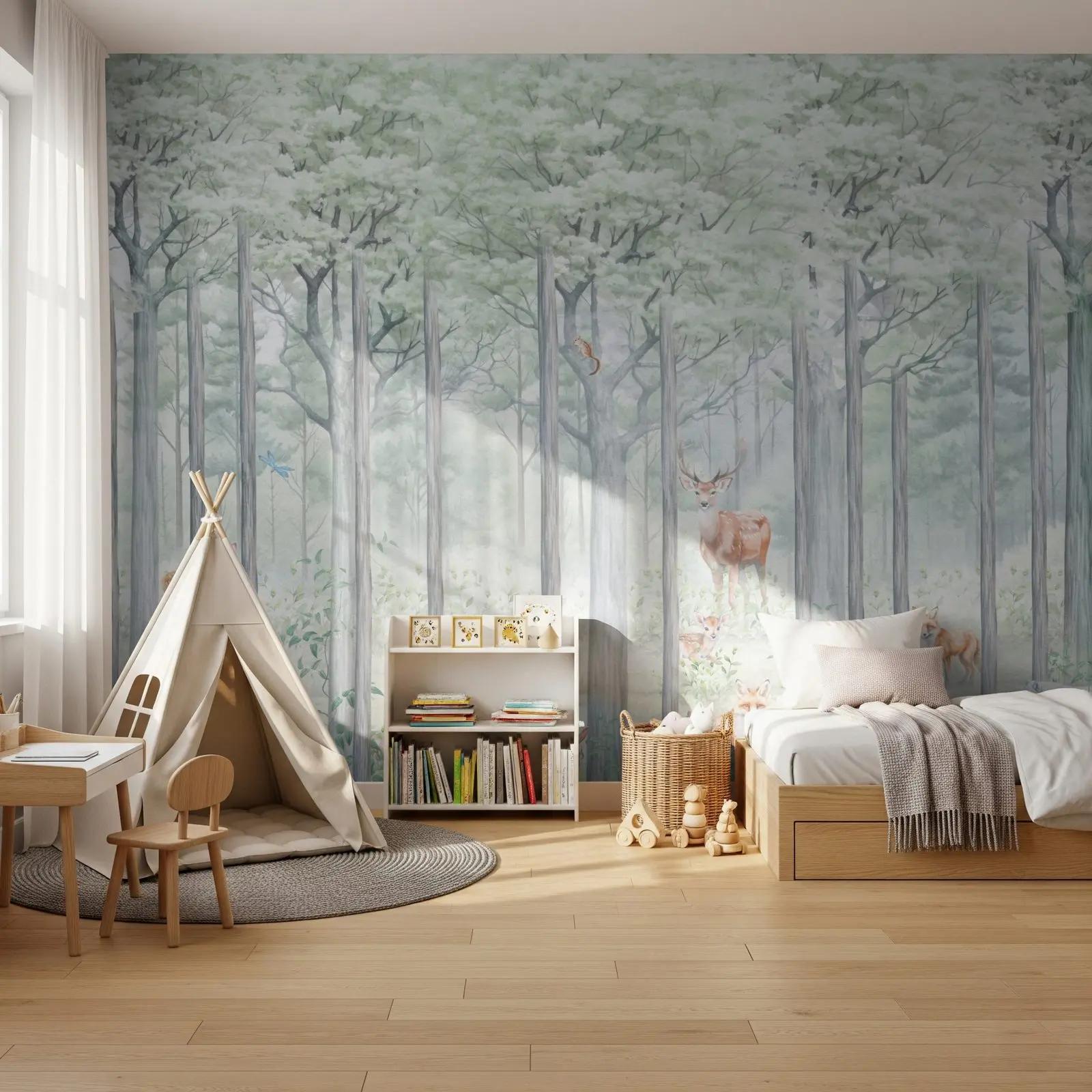 Woodland Animal Wallpaper Mural