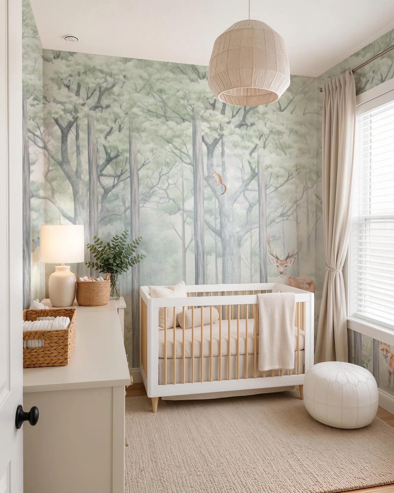 Woodland Animal Wallpaper Mural