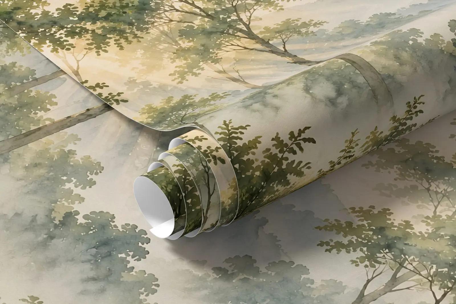 Watercolour Woodland Wallpaper Mural