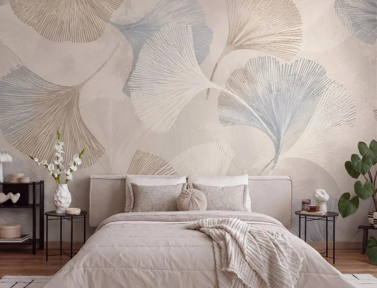 Ginkgo Leaf Wallpaper Mural