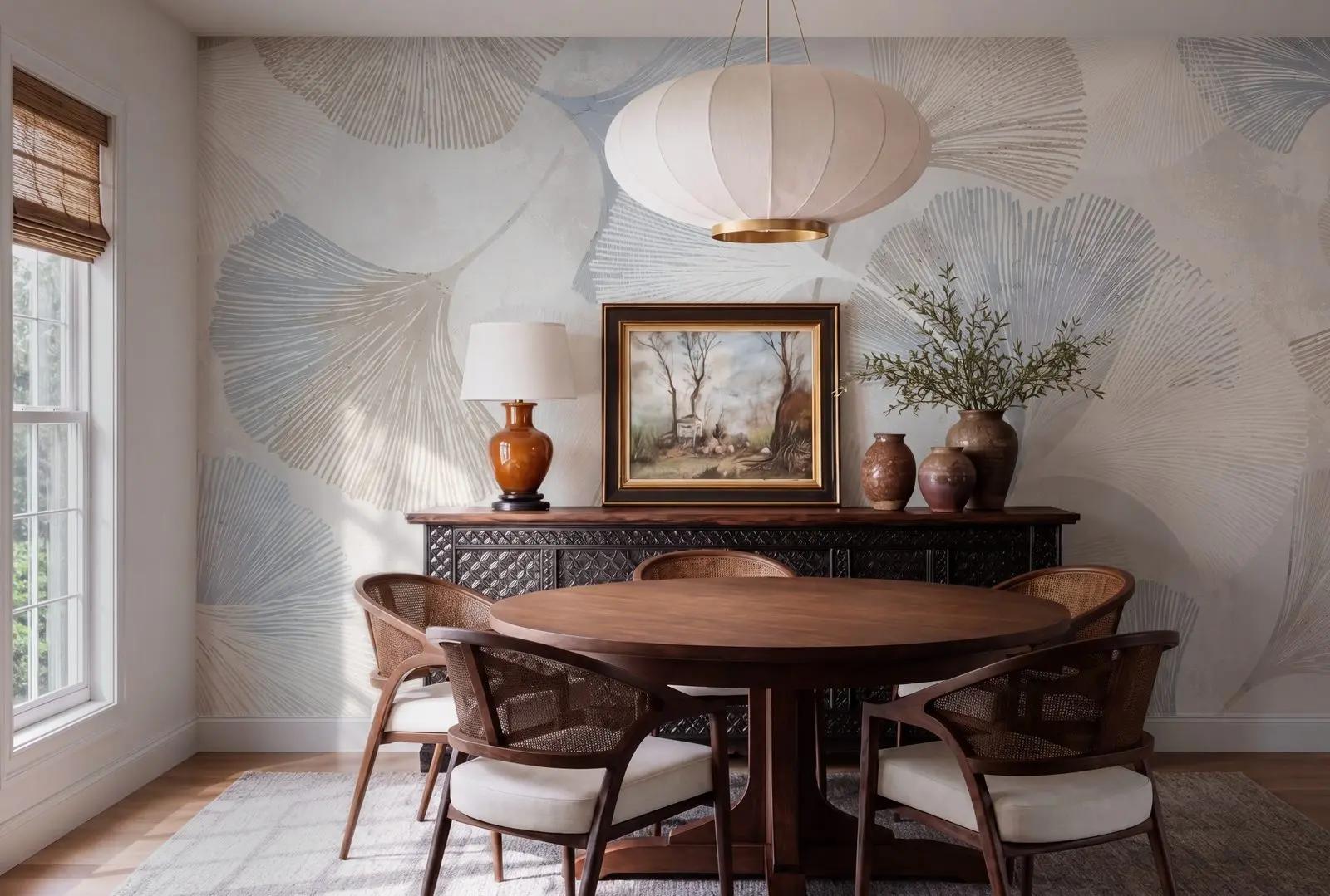 Ginkgo Leaf Wallpaper Mural