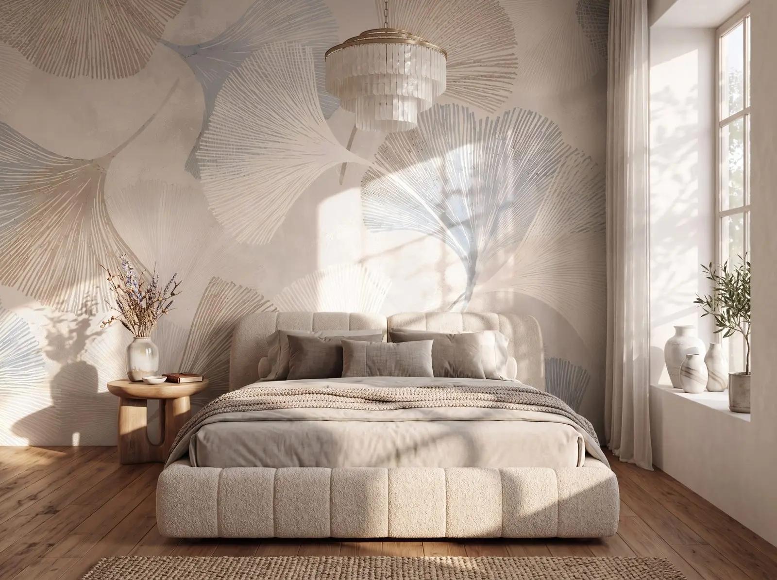 Ginkgo Leaf Wallpaper Mural