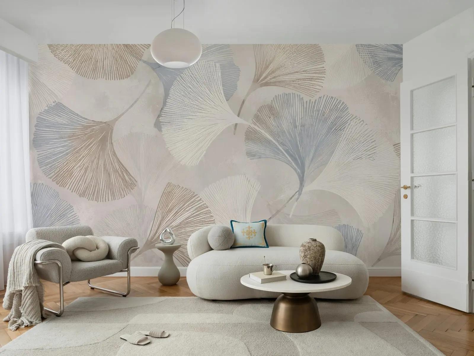 Ginkgo Leaf Wallpaper Mural