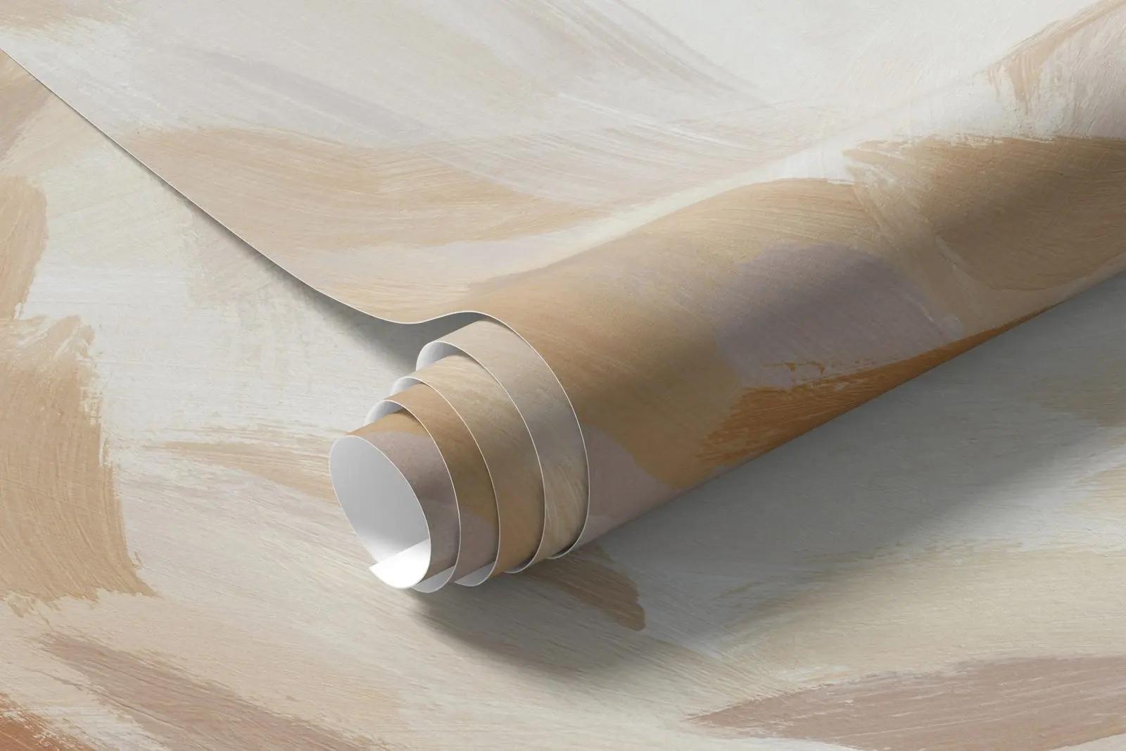 Beige Abstract Wallpaper Mural