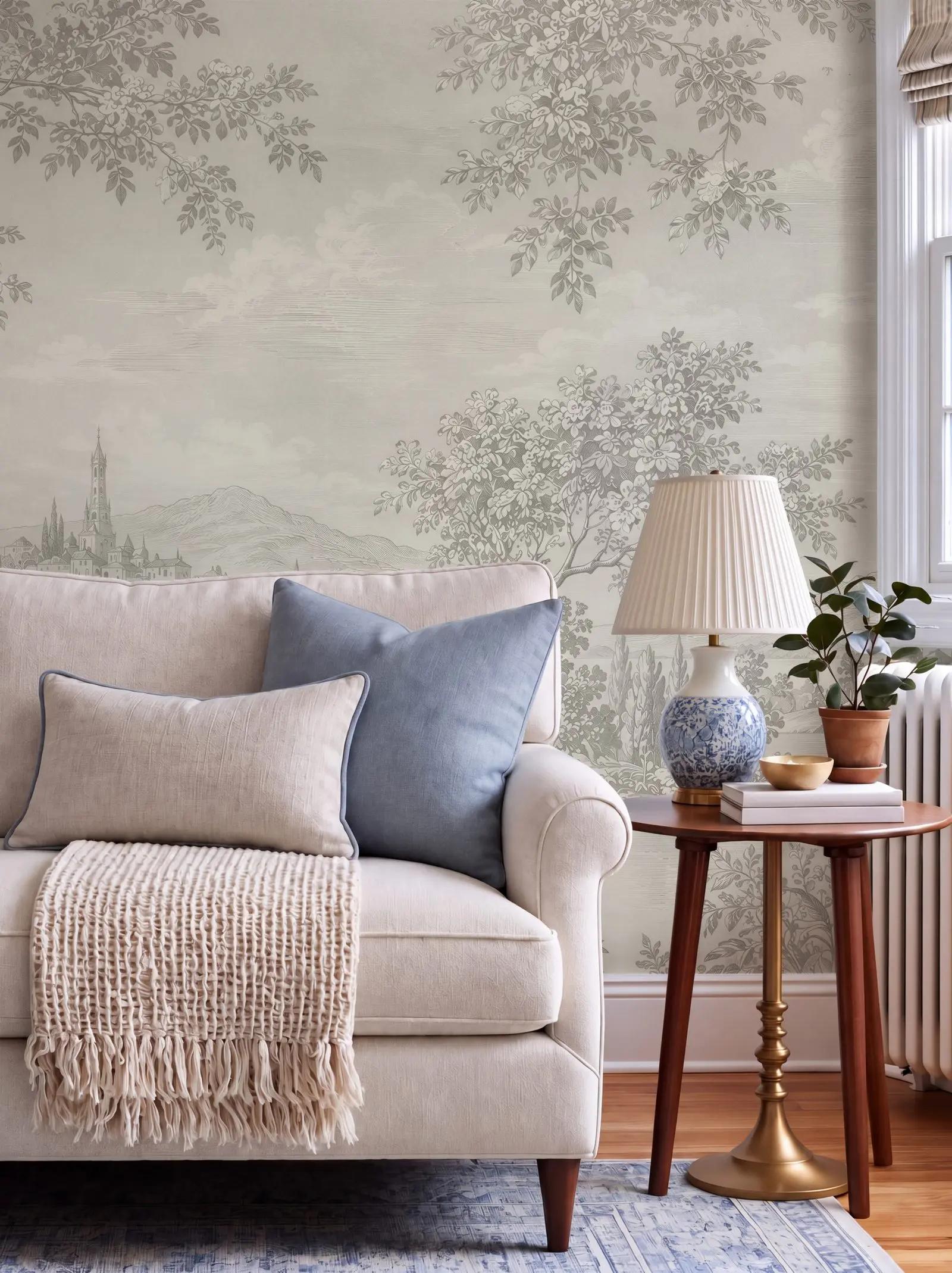 Italian Landscape Wallpaper Mural