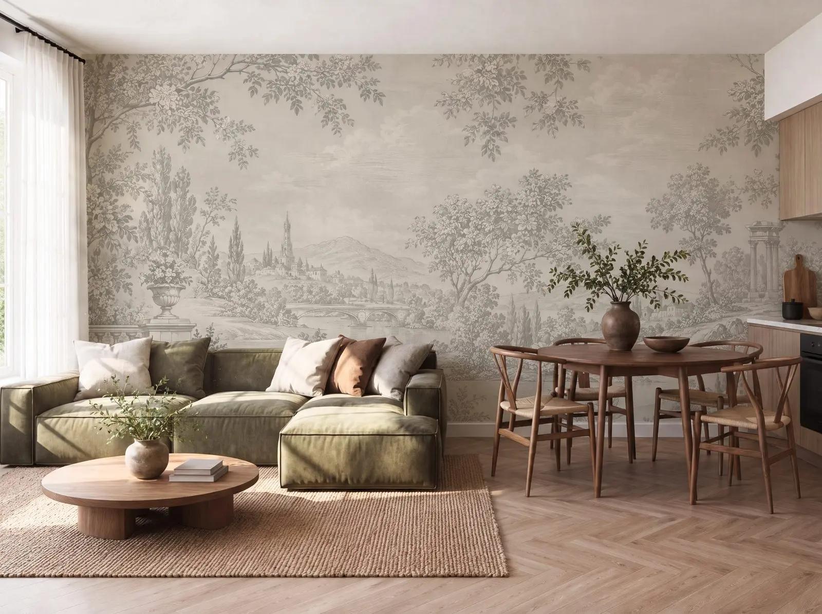 Italian Landscape Wallpaper Mural