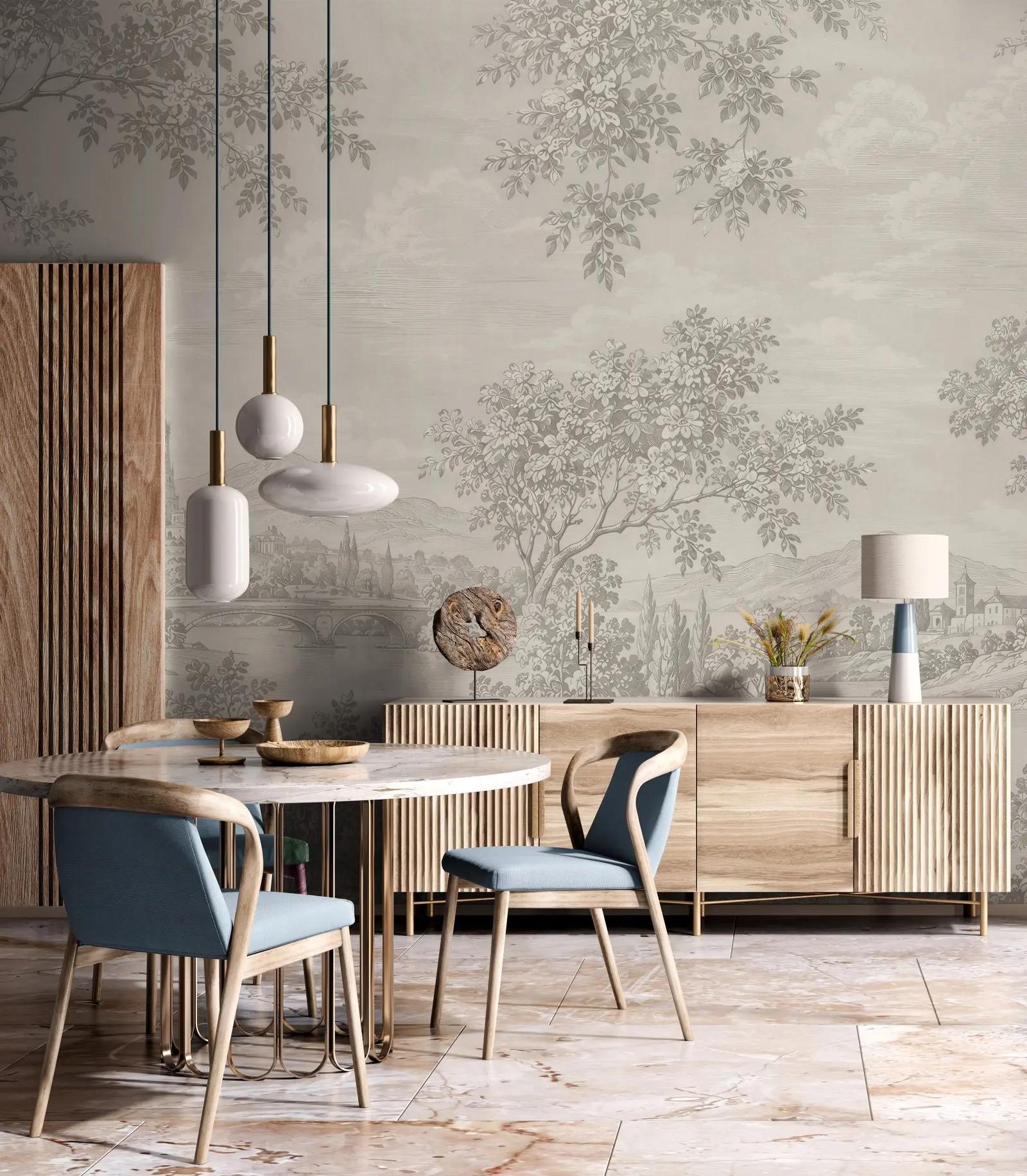 Italian Landscape Wallpaper Mural
