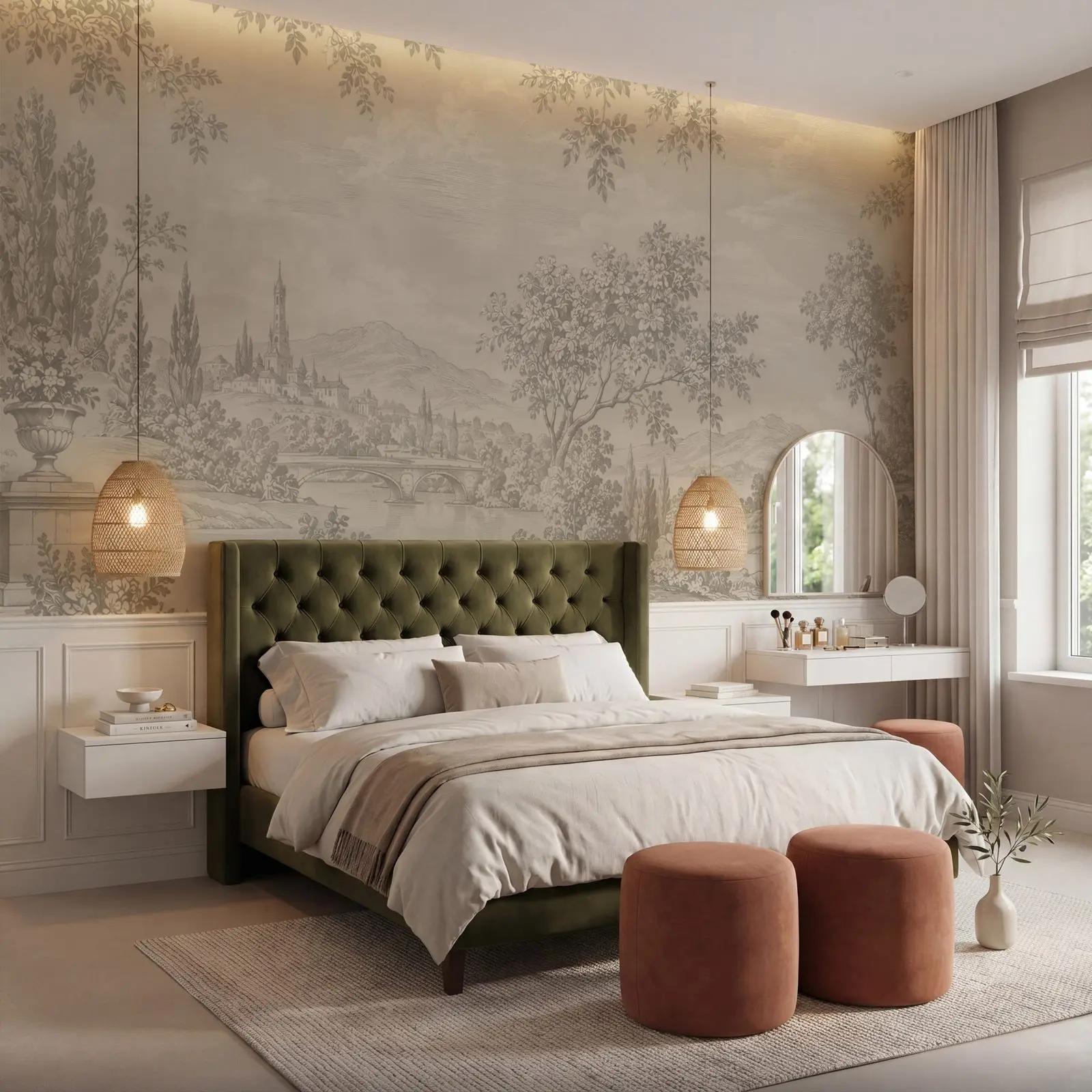 Italian Landscape Wallpaper Mural