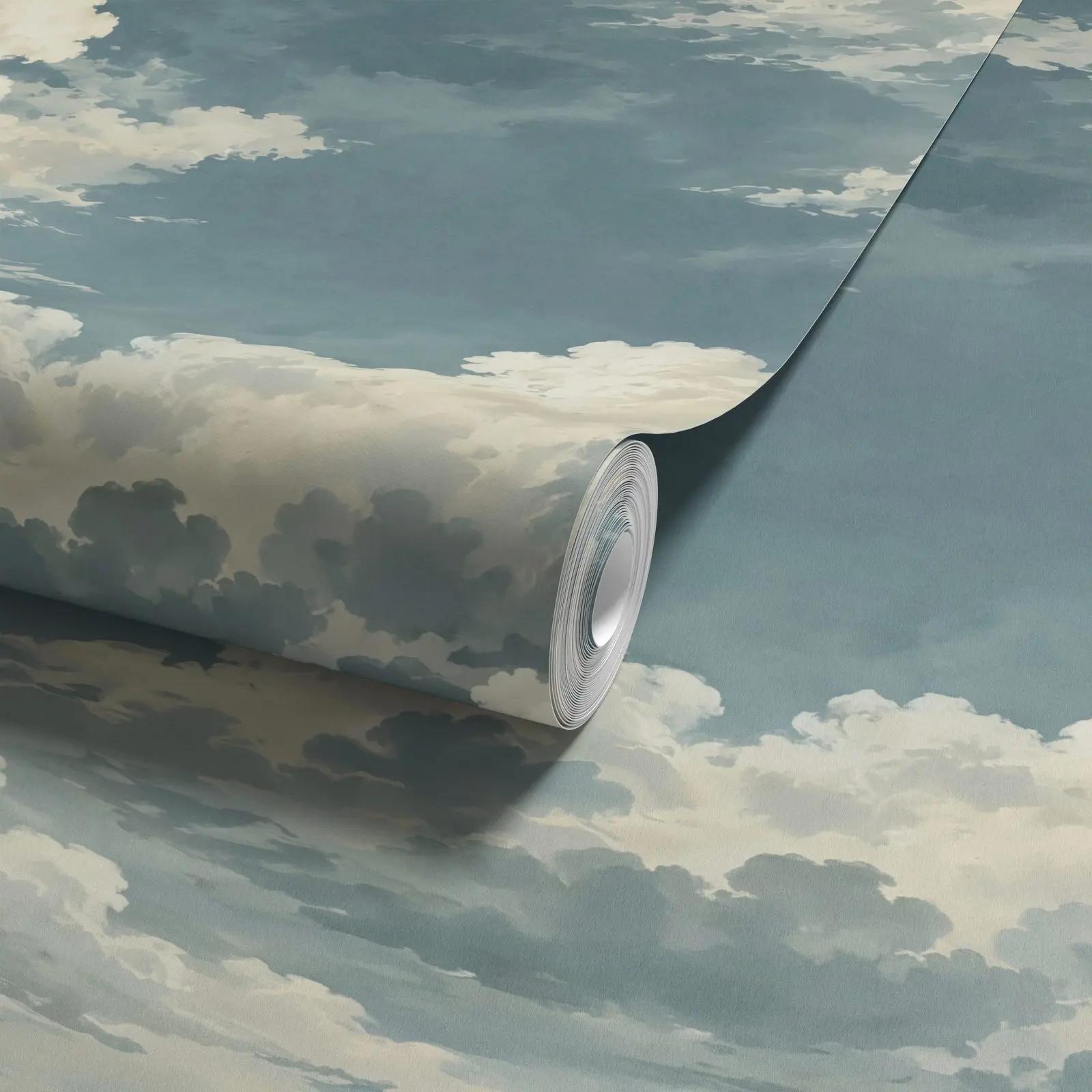 Blue Cloud Wallpaper Mural