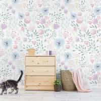 Delicate Floral Bloom Wallpaper Mural 2