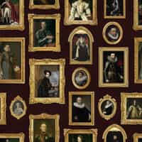 Renaissance Portrait Gallery Wallpaper Mural 2