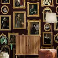 Renaissance Portrait Gallery Wallpaper Mural 3